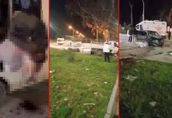 Kamyonet ile otomobil çarpıştı: 1'i ağır 3 yaralı