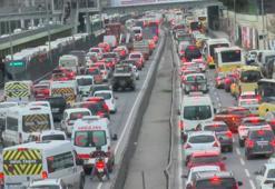 İstanbul'da trafik yoğunluğu yüzde 85'e ulaştı