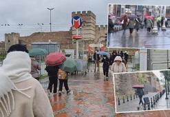 İstanbul'da yağmur etkili oluyor
