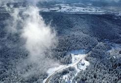 Karabük’ün yüksek kesimlerinde kar etkili oldu