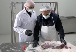 Devlet desteğiyle kurulan tesiste yılda 600 ton et işlenecek