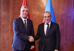 Bakan Bolat, Azerbaycan Ekonomi Bakanı Cabbarov ile bir araya geldi
