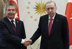 Cumhurbaşkanı Erdoğan, KKTC Başbakanı Üstel ile bir araya geldi