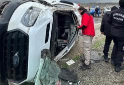 Şırnak'ta işçileri taşıyan minibüs devrildi: 9 yaralı