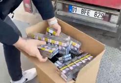Adana'da 15 milyon liralık kaçak sigara ele geçirildi