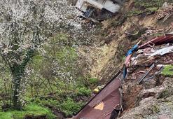 Ordu’da heyelan; 2 ev ve 1 spor tesisi yıkıldı