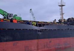 Bartın Limanı'nda 2 kuru yük gemisi çarpıştı