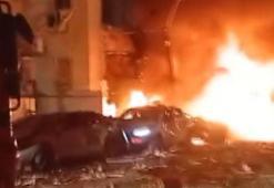 İran füzeleri Tel Aviv'i vurdu