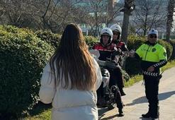 Sınav öncesi kimliğini unutan öğrencinin yardımına motorize polis timi yeti