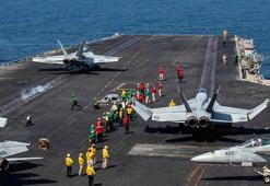 ABD: USS Abraham Lincoln uçak gemisi vurulmadı