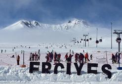 Erciyes'te ramazan ayında da hafta sonu yoğunluğu