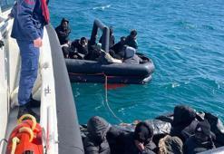 Yunan unsurları tarafından geri itilen 31 kaçak göçmen kurtarıldı