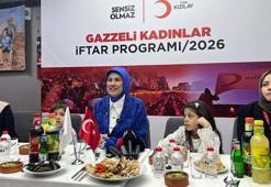 Kızılay Genel Başkanı Yılmaz, Gazzeli kadınlar ile iftarda bir araya geldi