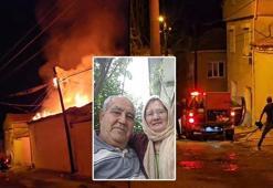 Evli çift, yangında hayatını kaybetti