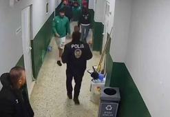 Mersin’de amatör maç öncesi çıkan kavga güvenlik kamerasında