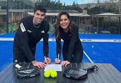 Türkiye’de padel branşındaki ilk sporcu sponsorluk anlaşması imzalandı