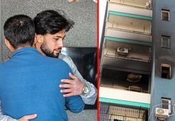 İnşaat işçisi, yangından bebeğiyle kurtardığı babayla bir araya geldi: Olsa yine yaparım