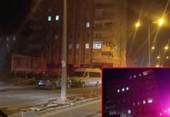 Zeminde kayma olduğu iddiasıyla 8 katlı bina tahliye edildi