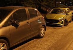 Karşı yöne geçen otomobil, motosiklet ve 5 araca çarptı: 1 yaralı