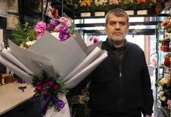 Kayseri'de çiçekçilerde 8 Mart mesaisi