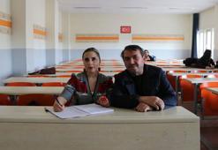 Kayseri'de 27 yıldır evli çift, üniversitede sıra arkadaşı oldu