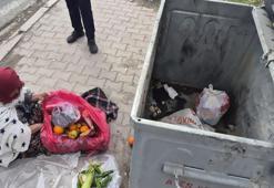 Çöpten eşya topluyormuş gibi duygu sömürüsü yapan 2 dilenci yakalandı