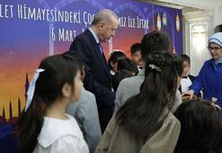 Cumhurbaşkanı Erdoğan, devlet himayesindeki çocuklarla iftarda buluştu