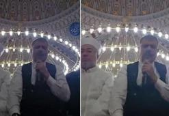 Bakan Çiftçi, teravih namazı sonrası Kur'an-ı Kerim okudu