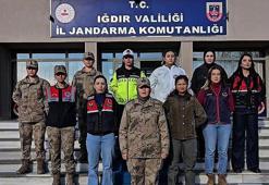 Iğdır’da kadın jandarmalardan 8 Mart’a özel video