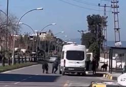 Durak görevlisi, minibüs şoförünü darbetti