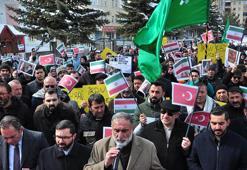 ABD ve İsrail, Kars’ta protesto edildi