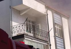 Ocakta unutulan yemek yangına yol açtı