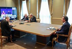 Cumhurbaşkanı Yardımcısı Yılmaz, Çevrimiçi Liderler Toplantısı'na katıldı