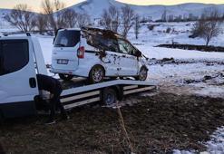 Hafif ticari araç takla attı; aynı aileden 4 kişi yaralandı