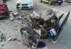 İzmir’de üç aracın karıştığı zincirleme kaza: 3 yaralı