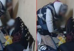 Cinsel istismar hükümlüsü halıların arasında saklanırken yakalandı