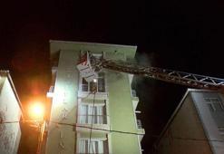 Ümraniye'de 5 katlı binada çıkan yangın söndürüldü