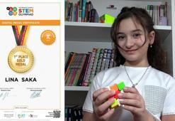 10 yaşındaki Lina, matematikte dünya birincisi oldu