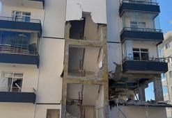 Niğde'de 16 kişinin yaralandığı patlama, binada büyük hasara yol açtı