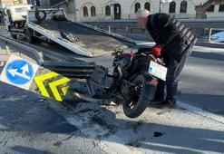 Avcılar’da bariyere çarpan motosiklet sürücüsü ağır yaralandı