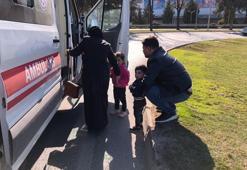 Bursa'da motosiklet devrildi: Aynı aileden 4 yaralı