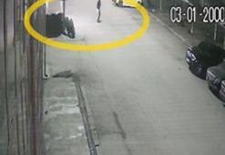 Çorum'da lastikçi dükkanının kundaklama anı kamerada