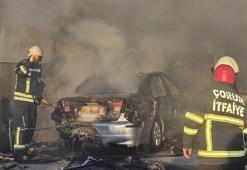 Otomobil tamir sırasında yandı; 3 işçi yaralı