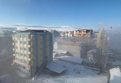 Mart ayında Ardahan buz kesti; Göle eksi 25 derece