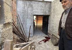 Babasının çatıdan attığı inşaat demiri başına isabet etti