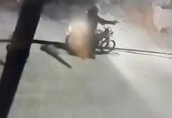 Hatay’da bir evin kurşunlanma anı kamerada