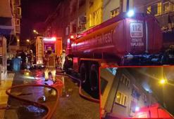 Bursa'da apartmanın çatı katında çıkan yangın söndürüldü