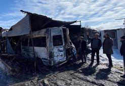 Geçim kaynağı minibüs yandı, destek kampanyasıyla yenisi alındı