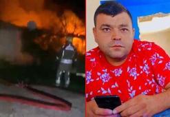 Yangında ailesini kurtarmaya çalışırken öldü