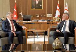 KKTC Cumhurbaşkanı Erhürman, Gençlik ve Spor Bakanı Osman Aşkın Bak'ı kabul etti